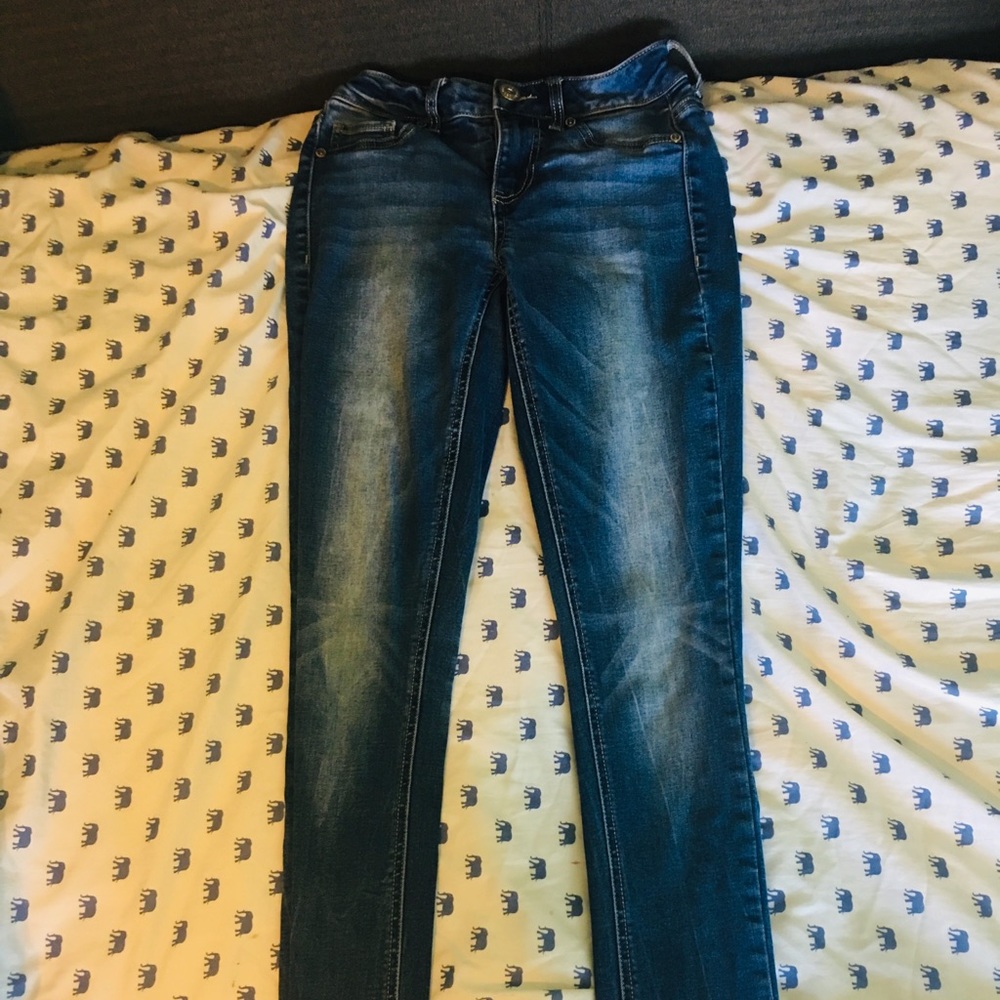 washed out skinny jeans